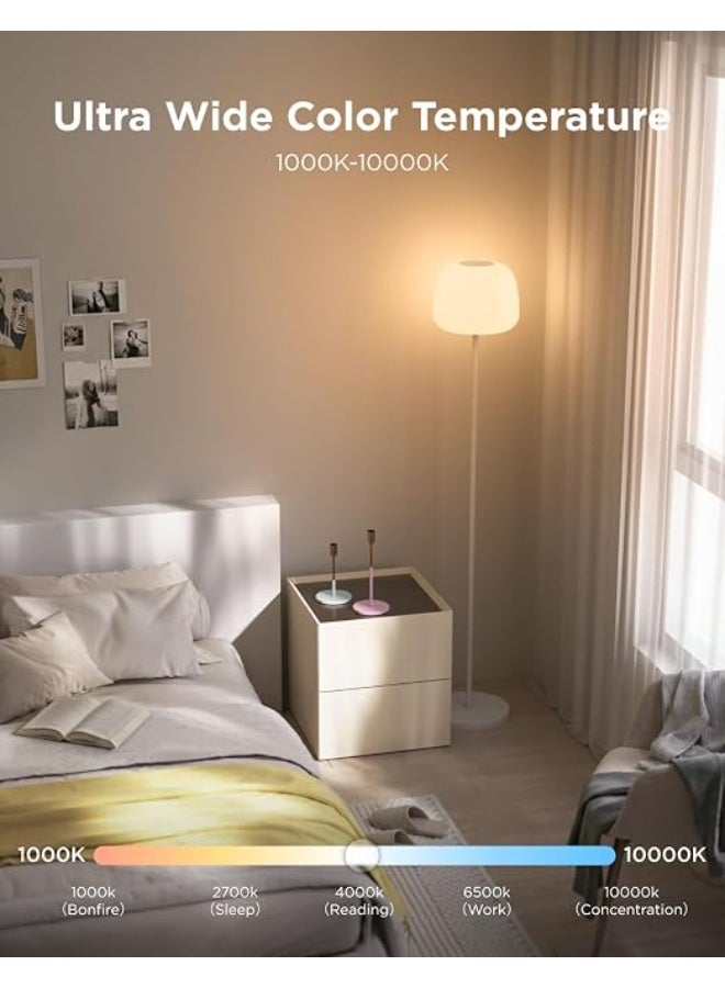Govee Lantern Floor Lamp, Halo Gradient Lamp with Silicone Soft Lamp Shade - Image 4