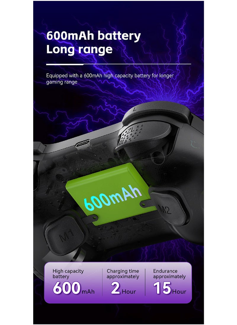Mi VAZA - Wireless Game Controller for PS4,PS3,Phone,Pad,iOS, Android,Tablet, PC,N-Switch,Steam Deck,Bluetooth Wireless Gamepad Joystick, Back Button - Image 1