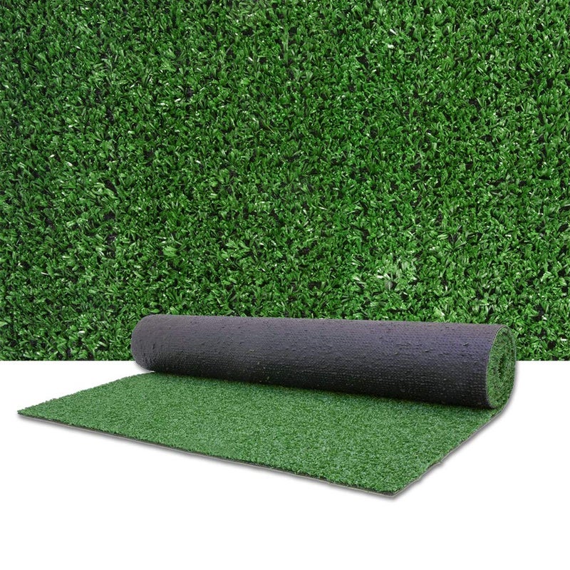 WarmShe Synthetic Artificial Grass Turf 0.4" Customized Sizes, Drainage Holes Pet Faux Grass Astroturf Rug Carpet 4FTX6FT Indoor Outdoor Rug Area Garden Decor - Image 3