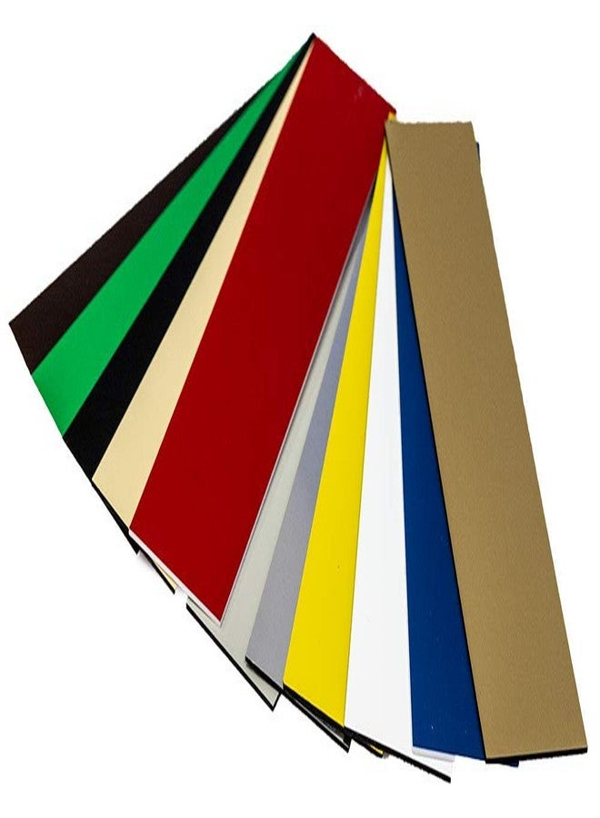 All Quality Name Plate Engraving Blanks - 2" x 8" (5-Pack), Lt Gray - Image 2