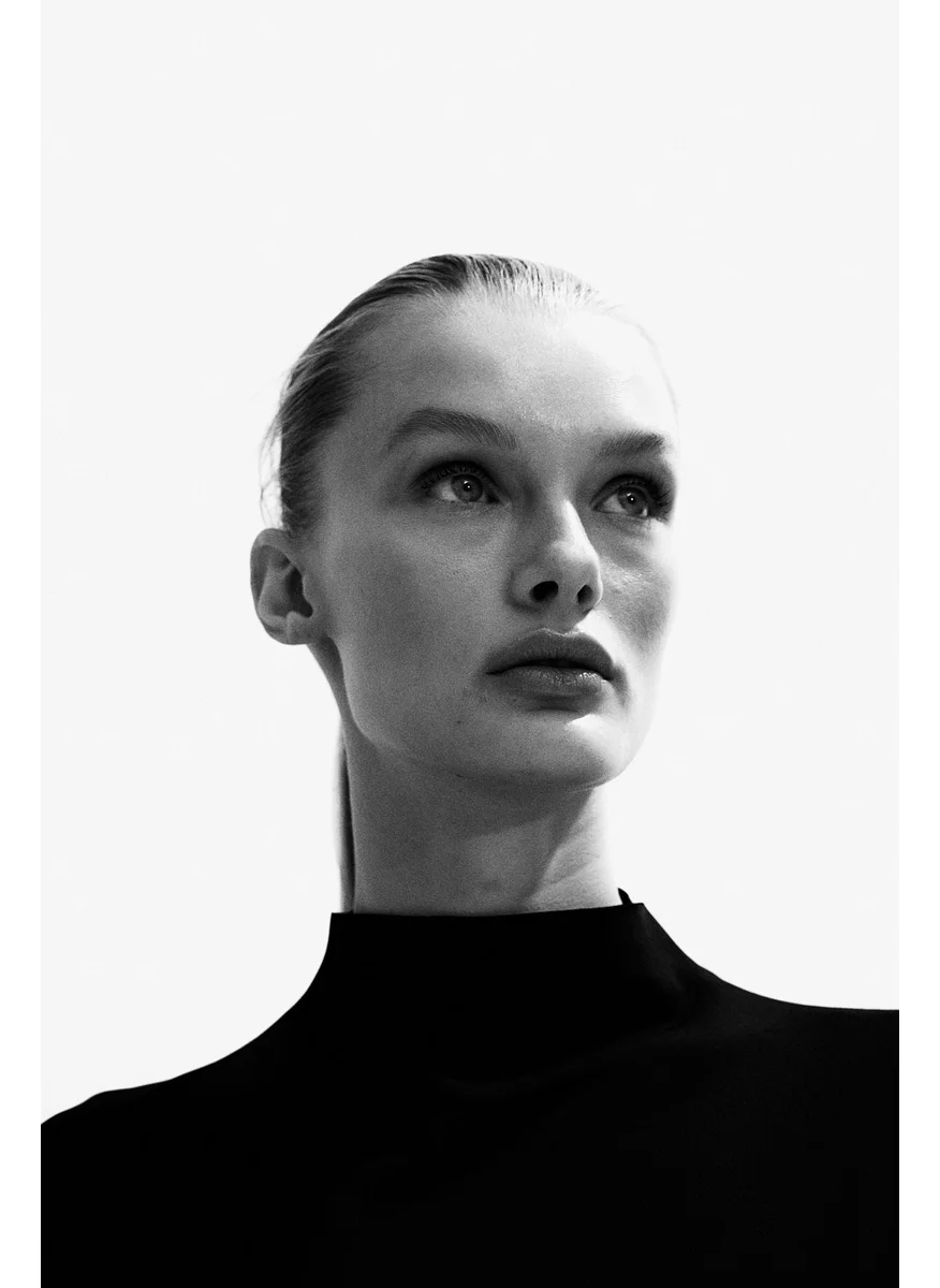 H&M Turtleneck Jersey Top