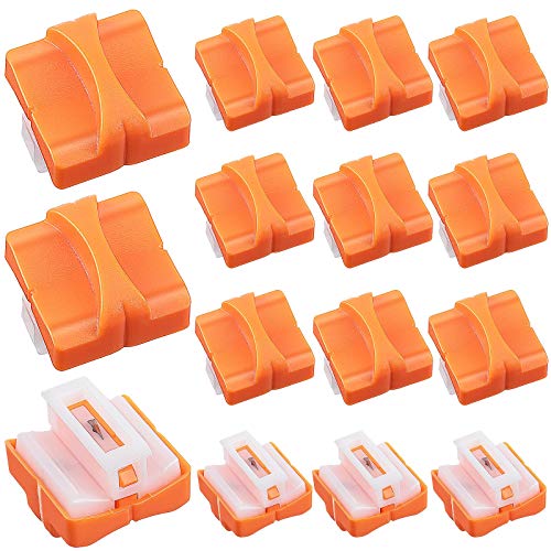 Mudder 15 Pieces Paper Cutter Replacement Blade with Security Safeguar Paper Trimmer Blades Refill(Orange) - Image 1