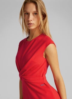 CALVIN KLEIN Crepe Twist High Waist Jumpsuit  - Image 3