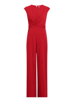CALVIN KLEIN Crepe Twist High Waist Jumpsuit  - Image 5