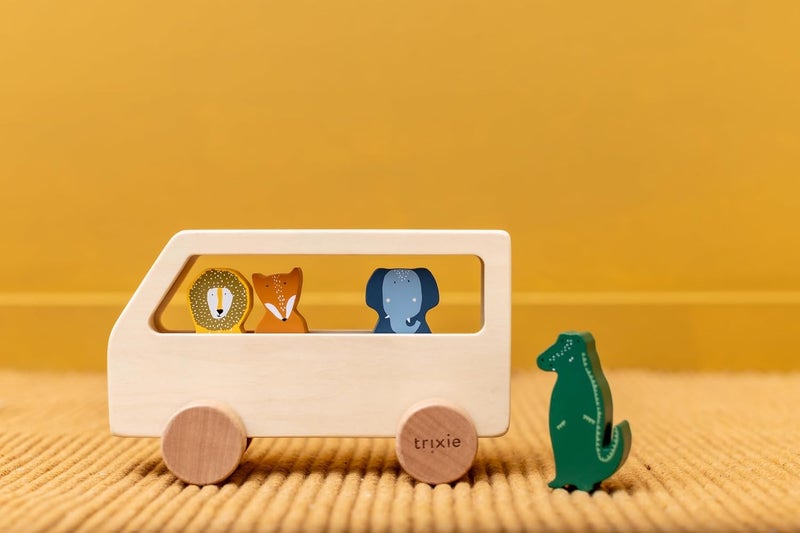 Trixie Wooden Animal Bus - Image 5