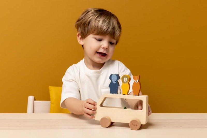 Trixie Wooden Animal Bus - Image 2