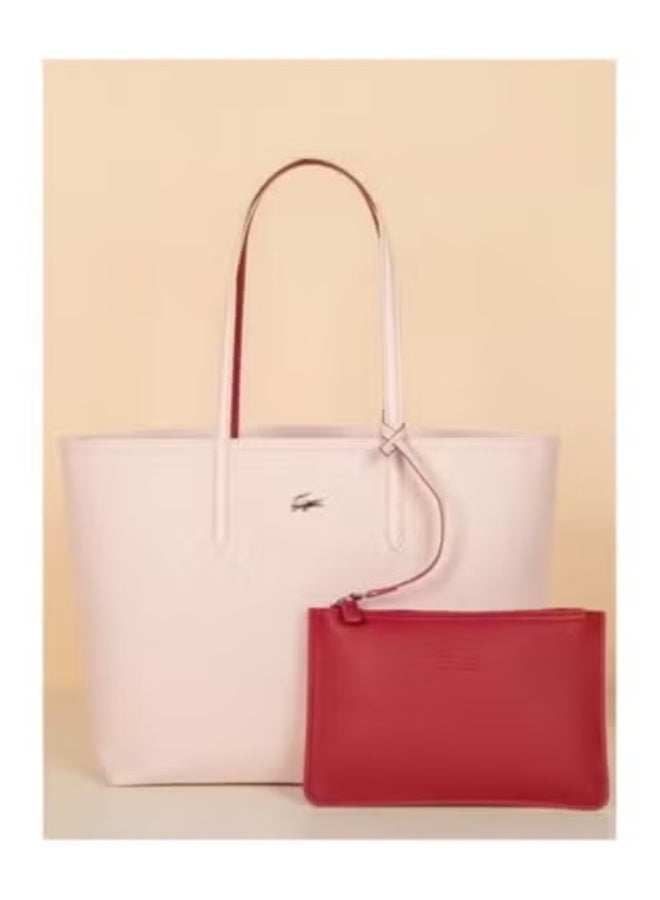 لاكوست حقيبة يد نسائية من LACOSTE ثنائية الوجه واللون - كبيرة السعة - عصرية ومتعددة الوظائف - حقيبة كتف - Image 1