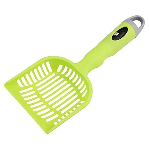 The DDS Store Cat Litter Scoop with 15 pcs Poop Bag, Plastic Litter Scooper with Eco-Friendly PP Material, Durable Litter Sifter Scoop - Designed for Easy Sifting (Color May Vary) (Single Pack) - Image 2