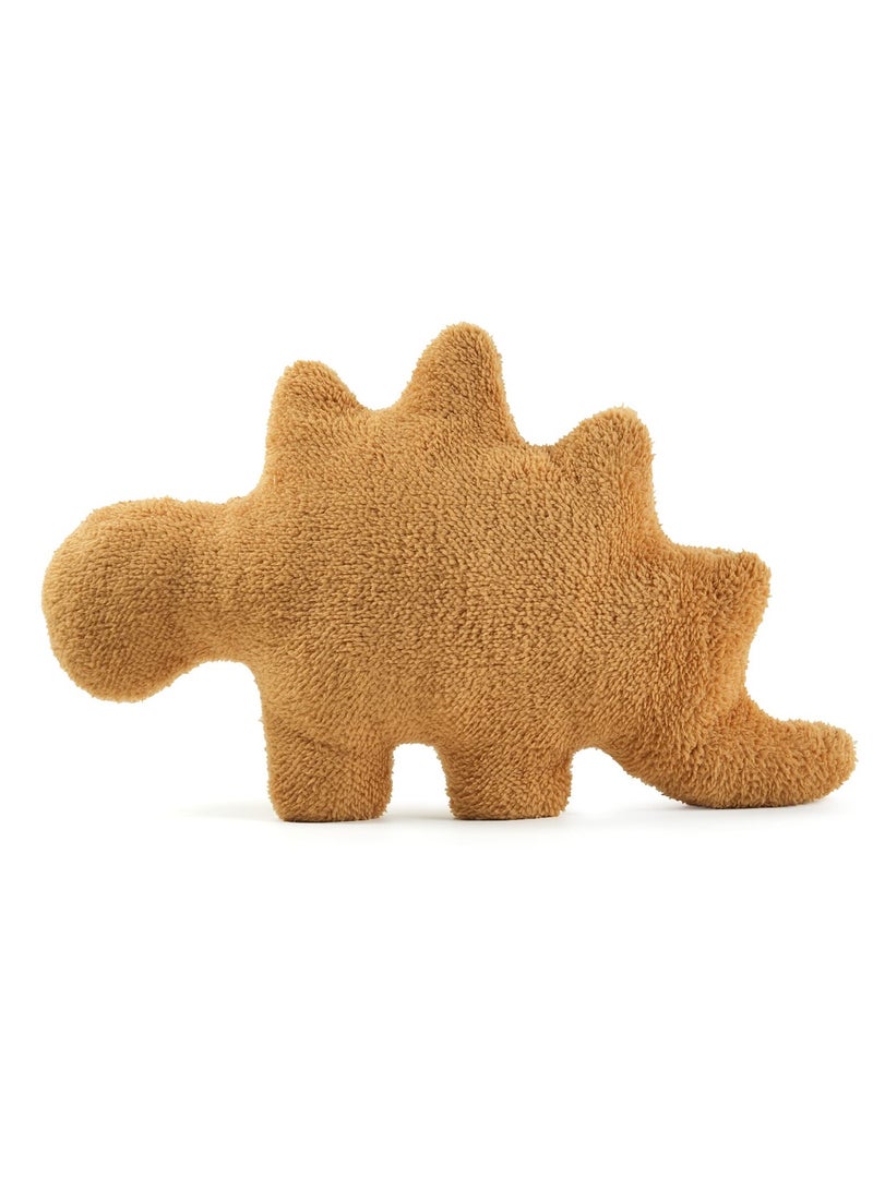 general Dino Nugget Pillow Plush Funny Chicken Nugget Plushie Birthday Gift Dino Decorative Throw Pillow For Kids Room Decor Dinosaur Stuffed Animal Idea Birthday Gift For Teens Kids And Adult - Image 1