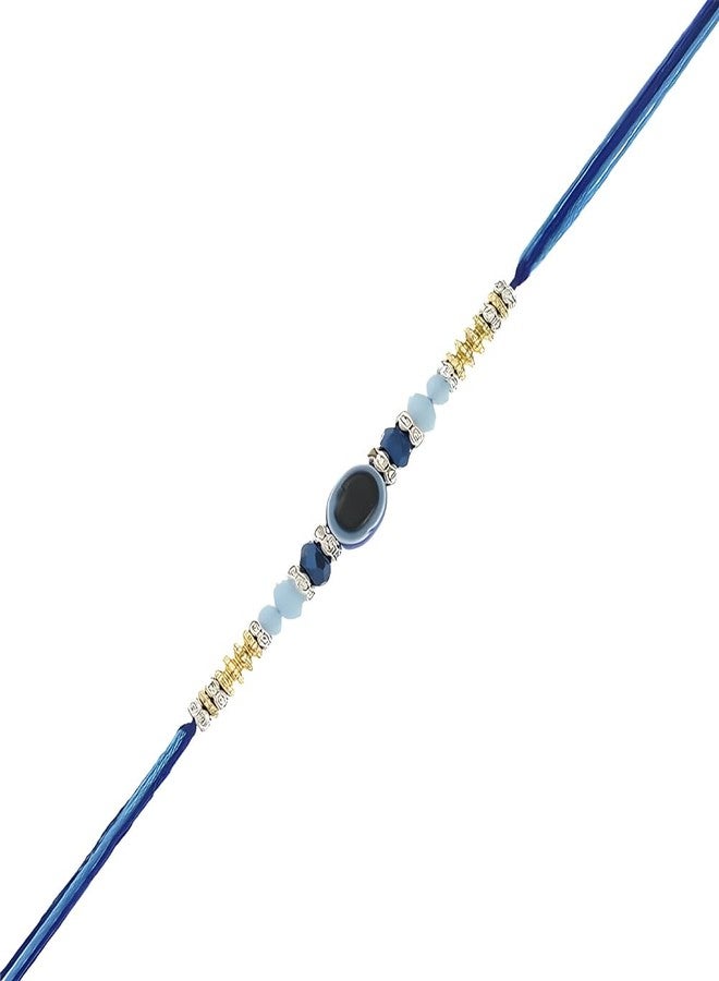 Anant Infinity Pearl and Evil Eye Bracelet for Kids Gentle and Protective, Bhaiya, Bhai, Kids, Pearl, Beads, Bro, Bracelet With Roli Chawal & Greeting Card, AI-362 - Image 4