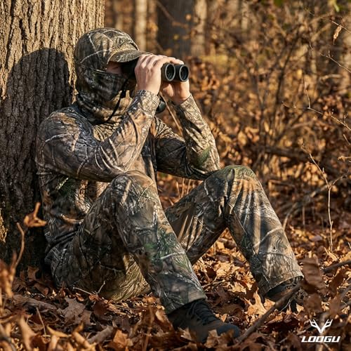LOOGU Men’s Hunting Camo Shirt Lightweight, Camouflage Shirts for Men Long Sleeve Shirt for Fishing Hiking Camping - Image 3