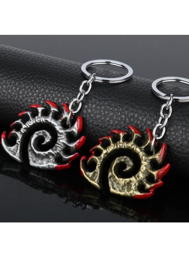 Star Craft Terran Zerg Sign Keychain
