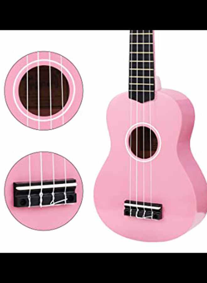 Generic Strong Wind Soprano Ukulele 21 inch Beginner Uke Hawaii Kids Guitar For Kids Beginners Students  - Image 3
