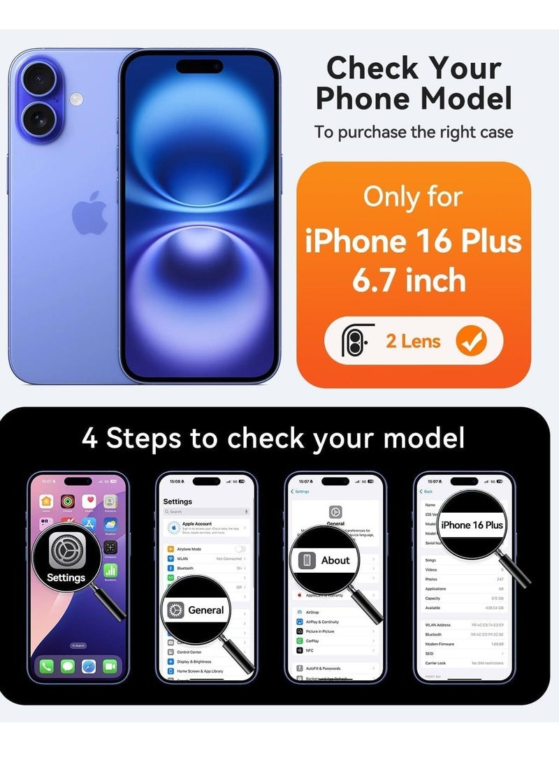 Raxoom Case Compatible with iPhone 16 Plus â€“ Liquid Soft Silicone Shockproof Cover with Microfiber Lining â€“ Full Body Protection & Camera Guard â€“ 6.7-inch (Green, iP 16 Plus) - Image 2
