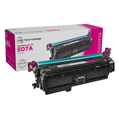 LD Products Remanufactured Toner Cartridge Replacement for HP 507A 507X CE403A (Standard Yield, Magenta) for use in Laserjet Enterprise M551n M551dn M551xh M570dw M570dn M575c M575dn M575f - Image 1