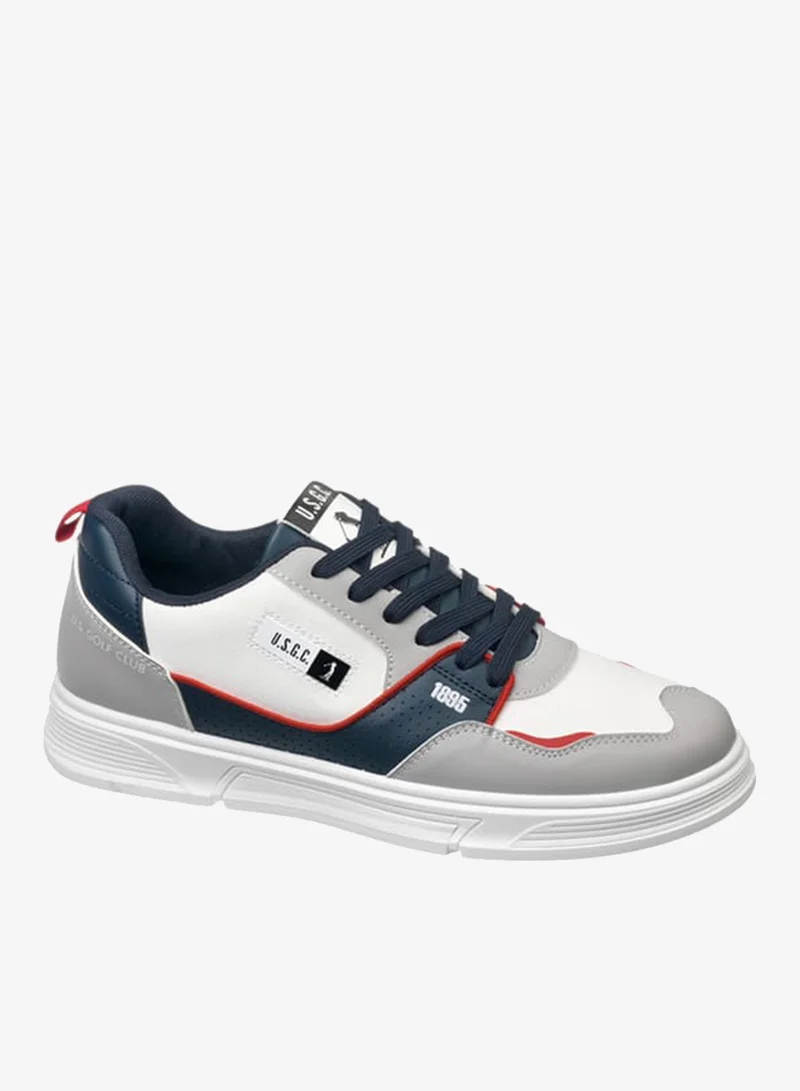 يو اس بولو اسن سنيكرز رجالي بألواح وإغلاق برباط