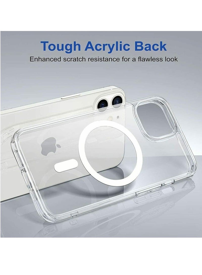 Slim Transparent MagSafe Case for iPhone 15 Pro Max   Hybrid Shockproof Protection - Image 2