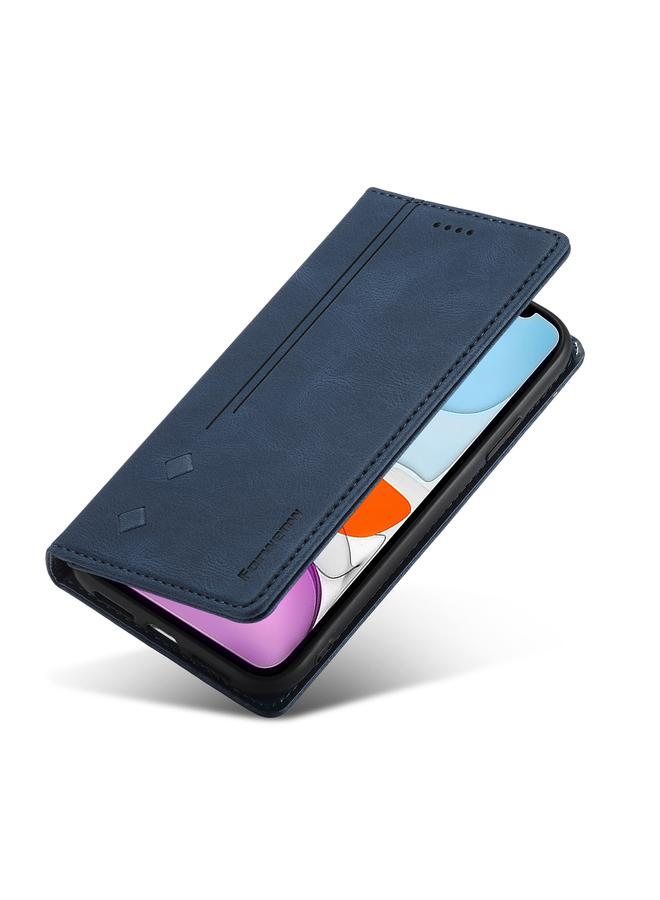 erorex Case For iPhone 13 mini F2 Series Magnetic Horizontal Flip Leather Case with Holder & Card Slots & Wallet - Image 4