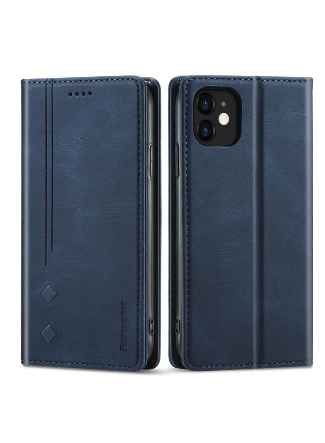 erorex Case For iPhone 13 mini F2 Series Magnetic Horizontal Flip Leather Case with Holder & Card Slots & Wallet - Image 1