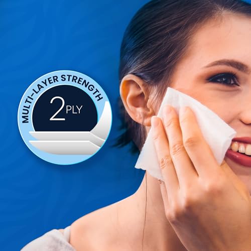 SCOTT ® Facial Tissue Box 60044 - 2 ply Flat Box Facial Tissue - 4 Tissue Boxes x 100 Face Tissues - Sheet Size 15.7 x 21 cm (400 facial tissue) - Image 3