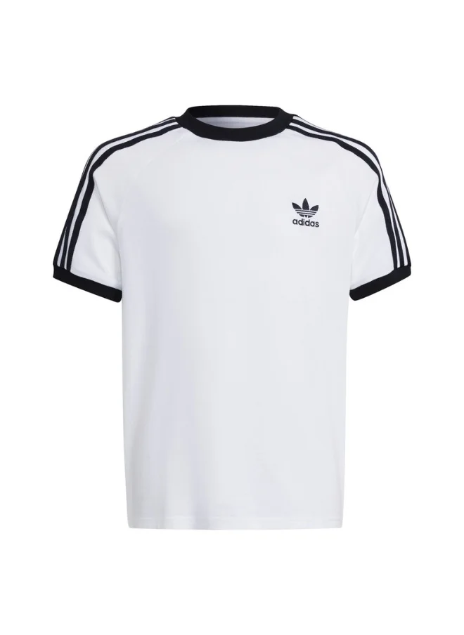 اديداس adidas 3STRIPES TEE White Originals Kids T-SHIRTS