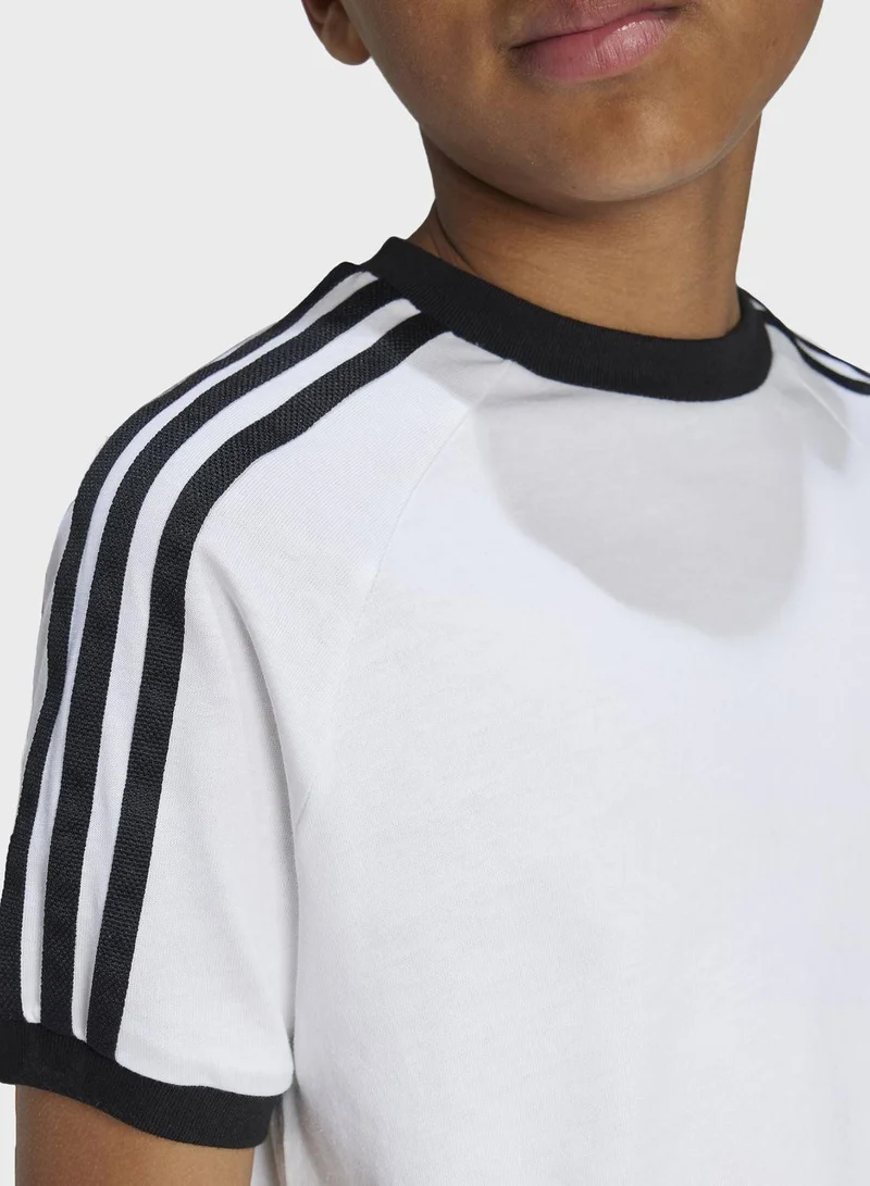 Adidas 3STRIPES TEE White Originals Kids T-SHIRTS