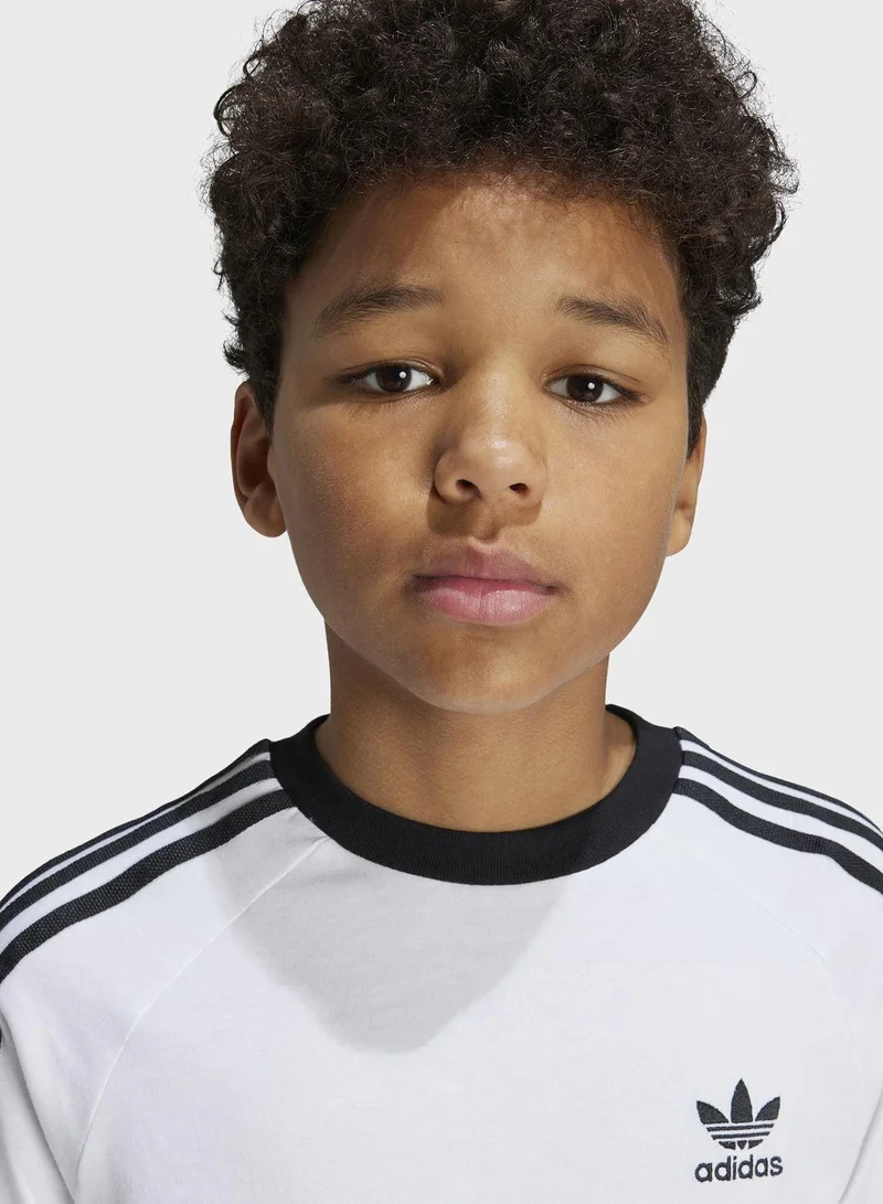 Adidas 3STRIPES TEE White Originals Kids T-SHIRTS