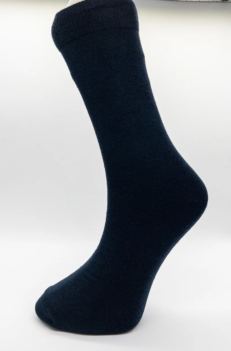 Ciho Socks Men's Cotton 6 Pairs Solid Colors Socket Socks