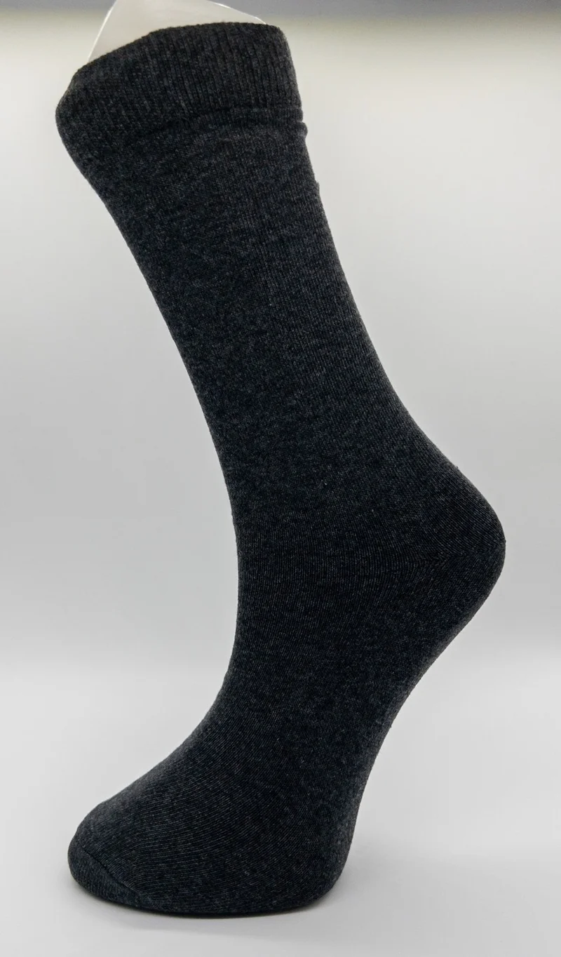 Ciho Socks Men's Cotton 6 Pairs Solid Colors Socket Socks
