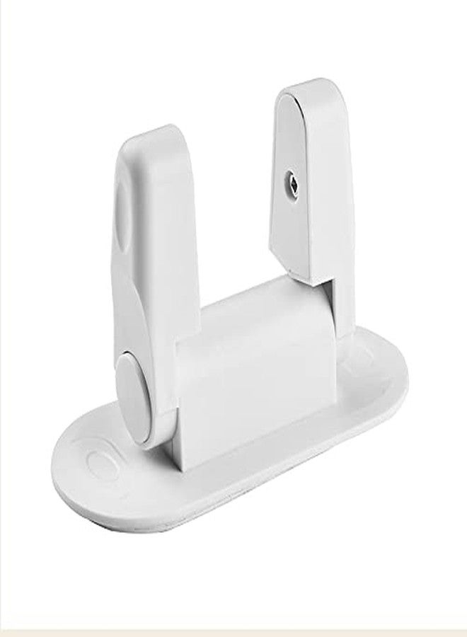 LAFILLETTE Baby Safety Door Handle Locks, Child Proof Door Lever Locks with 3M Adhesive for Kids Toddler Safety, Child Proof Locks for Room Doors Windows Cupboards and Drawers (White) - Image 1