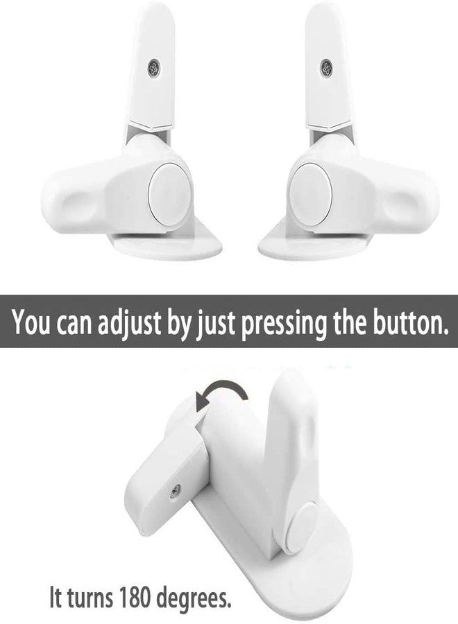 LAFILLETTE Baby Safety Door Handle Locks, Child Proof Door Lever Locks with 3M Adhesive for Kids Toddler Safety, Child Proof Locks for Room Doors Windows Cupboards and Drawers (White) - Image 4
