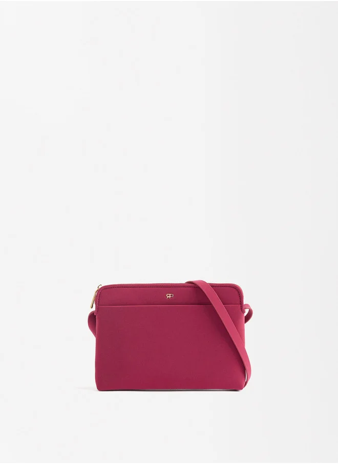 PARFOIS Velvet Effect Crossbody Bag