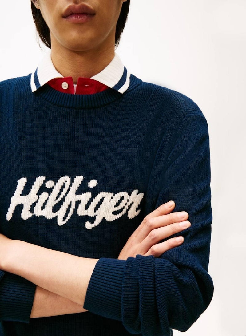 TOMMY HILFIGER Seasonal Graphic Pullover Sweater - Image 5