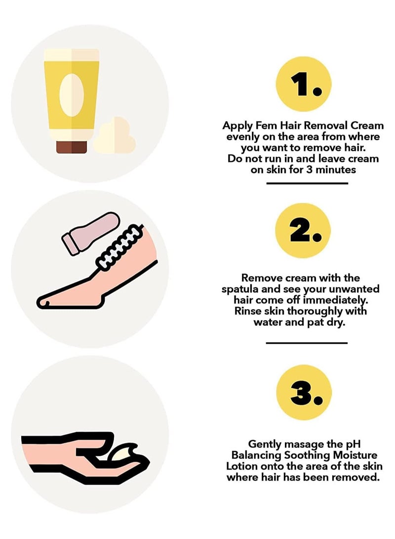 فيم كريم إزالة الشعر المنعش للبشرة بالليمون 120 غ - Image 5