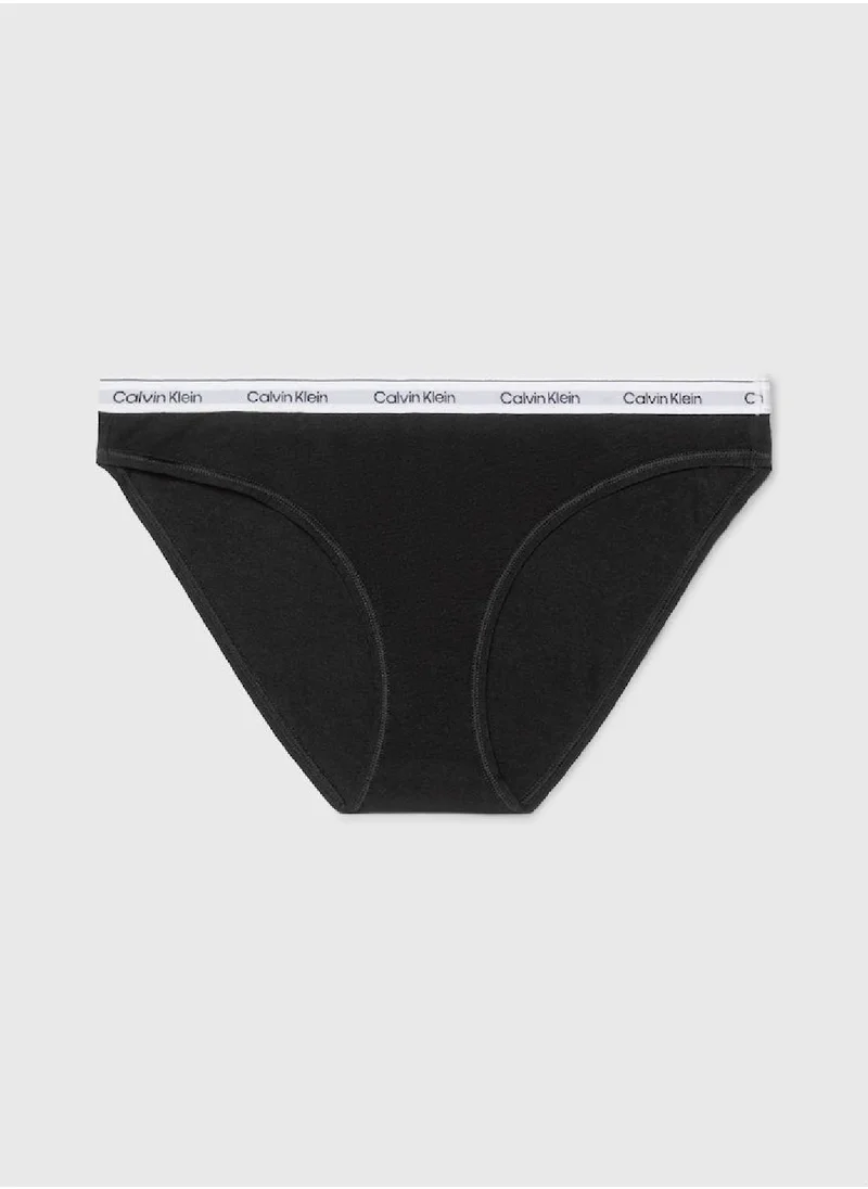 CALVIN KLEIN Women's Bikini Briefs - Cotton, Black