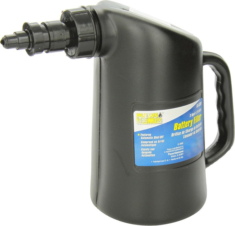 LubriMatic 75-030 Professional Grade Automotive Battery Filler - 2 Quart with Fast Flow Valve and Automatic Shut-Off - Image 1