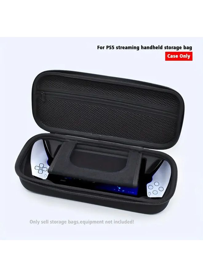 Black PS5 Streaming Handheld Protective Case Durable Shock Resistant Hard Shell - Image 1
