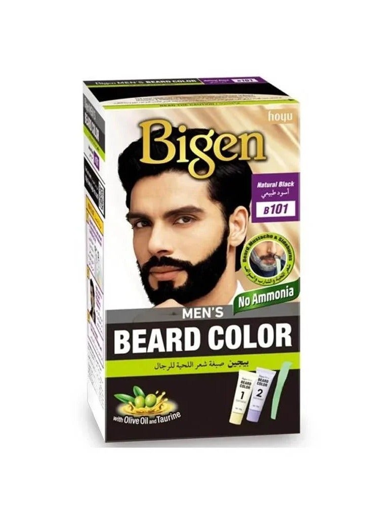 بايجن بيجن صبغة شعر اللحية للرجال - أسود طبيعي - B101 - Image 1