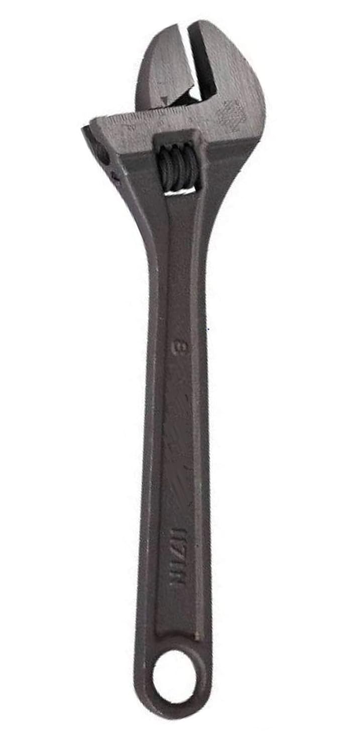 IONIX 250 MM Large size adjustable wrench wrench spanner wrench spanner opening plier wrench tool 10 inches adjustable wrench 1 Piece Grey - Image 1