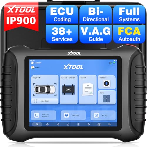 XTOOL XTOOL IP900 Pro-Level OBD2 Scanner Diagnostic Tool for All System, 2025 Upgrate ECU Coding Car Scanner, Bidirectional Scan Tool with 38+ Resets, PMI, V.A.G Guide, AutoAuth for CANFD/FCA/DoIP - Image 1