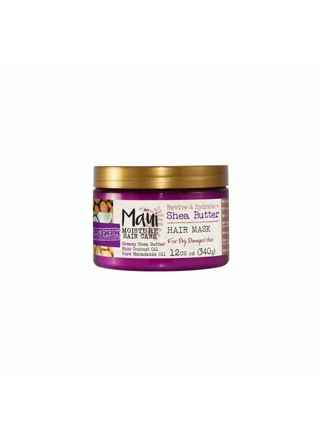 MAUI MOISTURE Shea Butter Hair Mask for Dry Damaged Hair, 340g  - Image 1