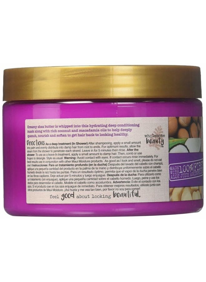 MAUI MOISTURE Shea Butter Hair Mask for Dry Damaged Hair, 340g  - Image 2