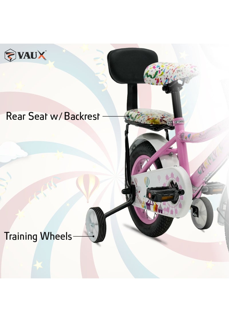 Vaux - Carnival Kids Bike 12 Inch - Light Pink - pzsku/Z9225CB7590AF17F1D125Z/45/_/1739866679/96397759-d419-4676-ace0-713c5d80a338