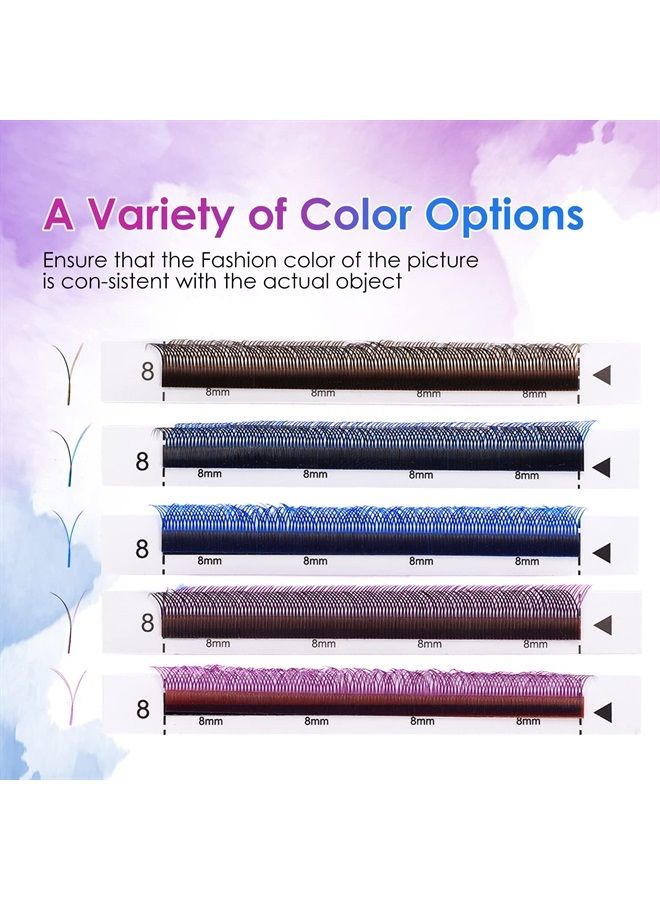 ACTROL YY Eyelashes Extension Lashes Dark Brown C Curl 0.07mm 8-15mm Mixed Y Lash Volume Extension Easy Fans Y Shaped Premade Soft Eyelashes Supply - Image 2