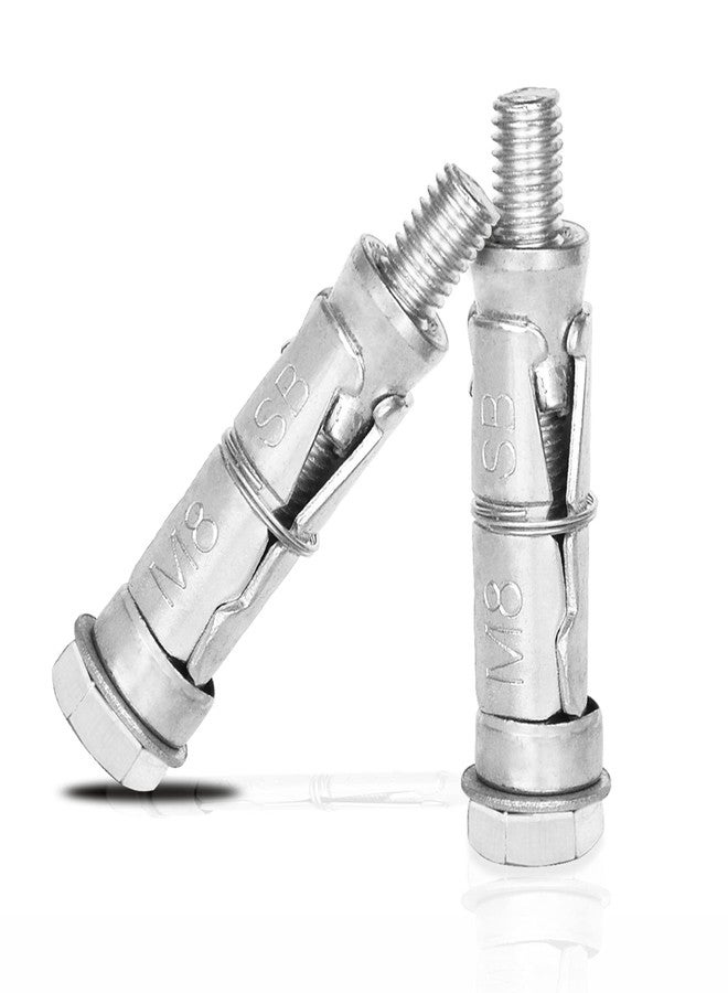 Pure Source India Hard Metal Fasteners, Size 8 mm, Silver (Pack of 10) - Image 3