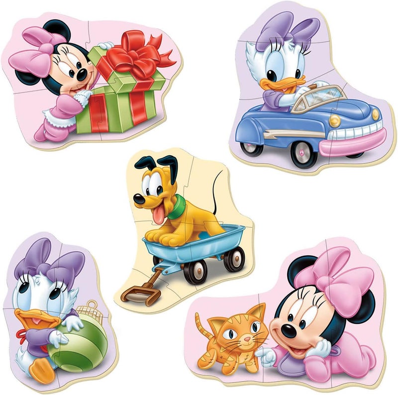 Educa - Baby Minnie Mouse 5 Progressive Puzzles of 3 to 5 Pieces (15612) - Image 2