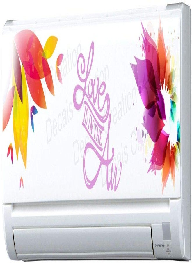 Decals Creation™ AC Sticker Wall Sticker Split Ac Stickers Air Conditioner Sticker Standard Size