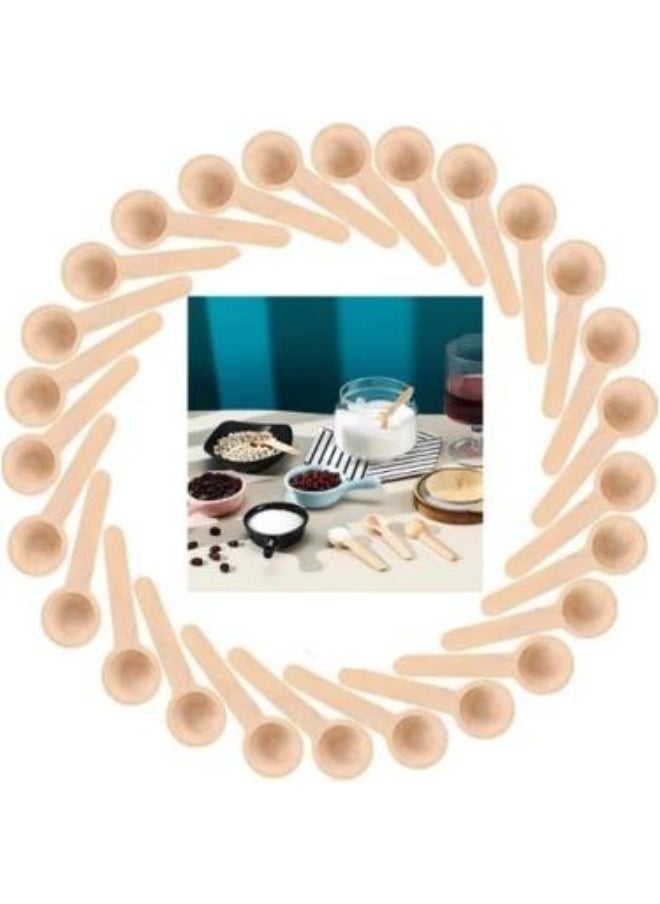 Generic Wooden spice spoon set of 6 pieces  - Image 2