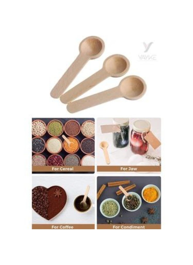 Generic Wooden spice spoon set of 6 pieces  - Image 4