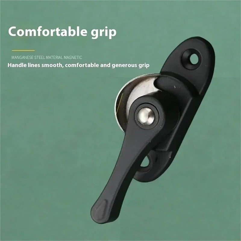 Grey 20Pcs Crescent Window Locks Two Way Safety Lock Handle With Installation Screws - Image 4